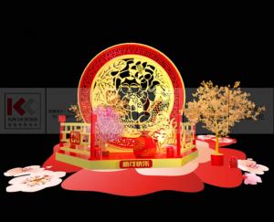 春节美陈锣鼓新春