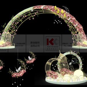 艺术花艺主题美陈
